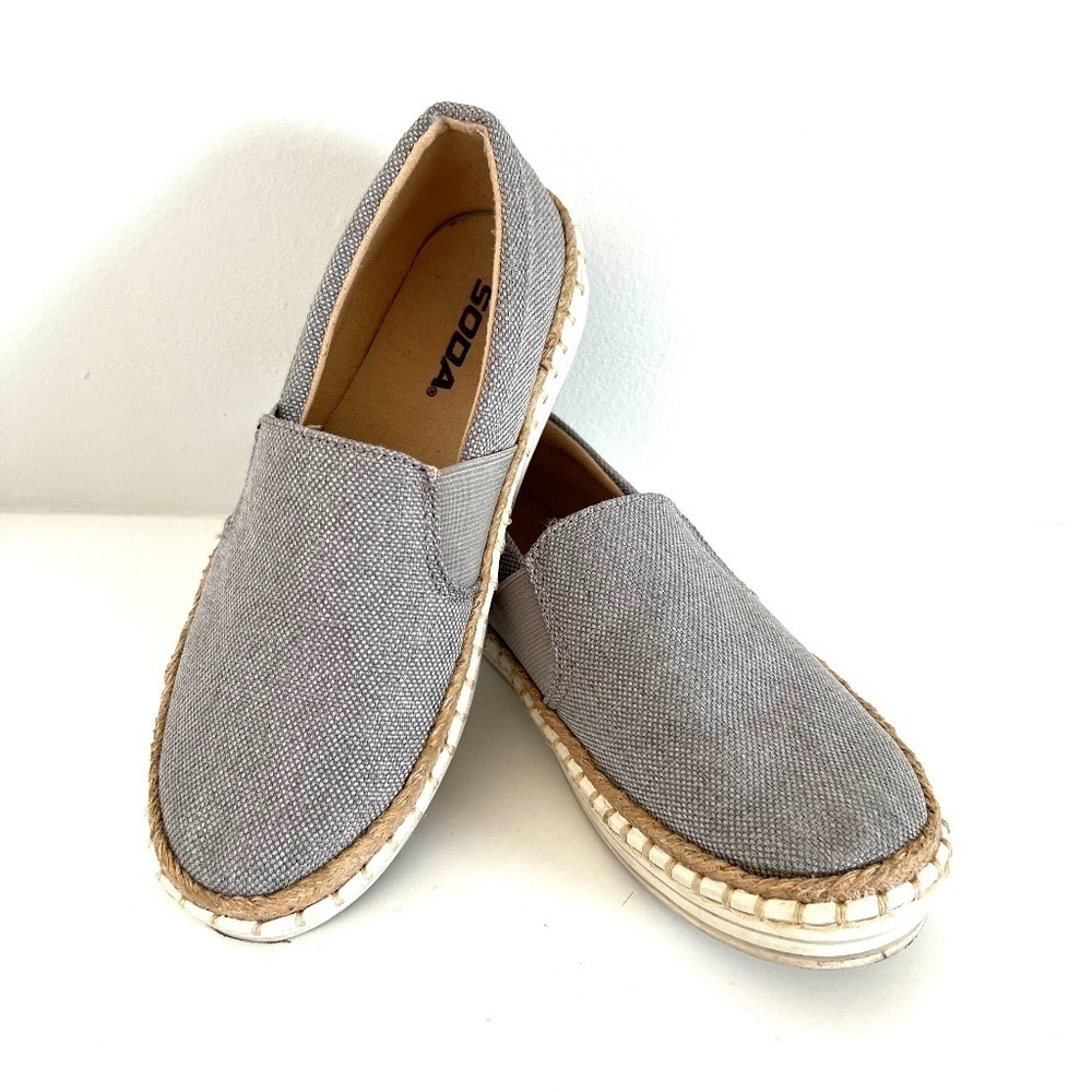 Soda Phenix Espadrilles Slip On Sneakers Loafer Shoes - Size 7